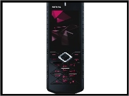 Klawisze, Czarna, Nokia 7900, Różowe